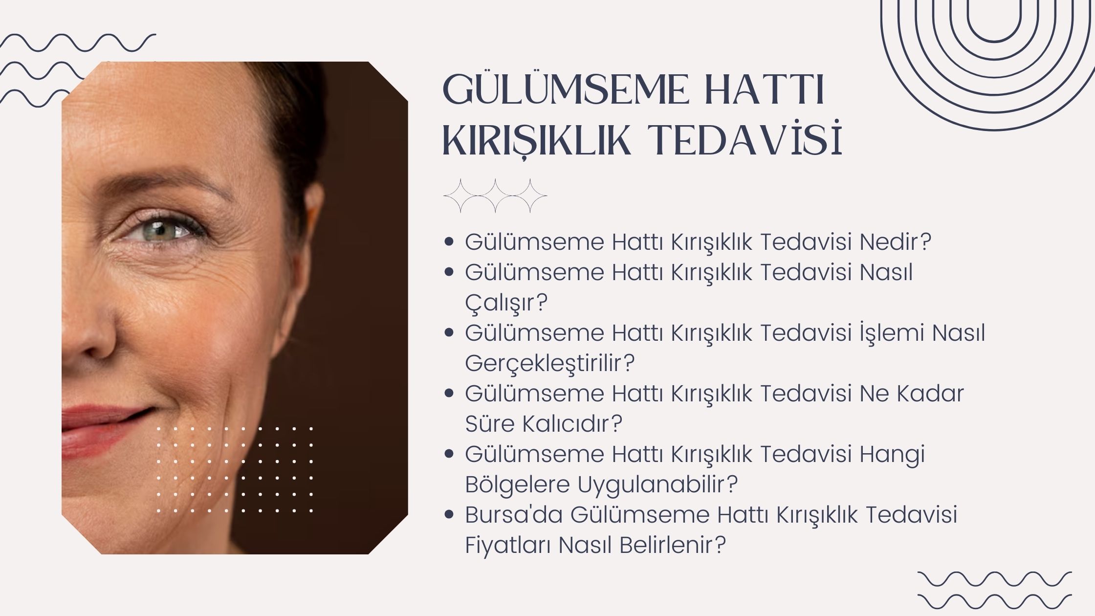 Gülümseme Hattı Kırışıklık Tedavisi